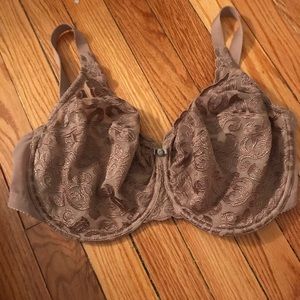 Wacoal 34G Brown Lace Bra